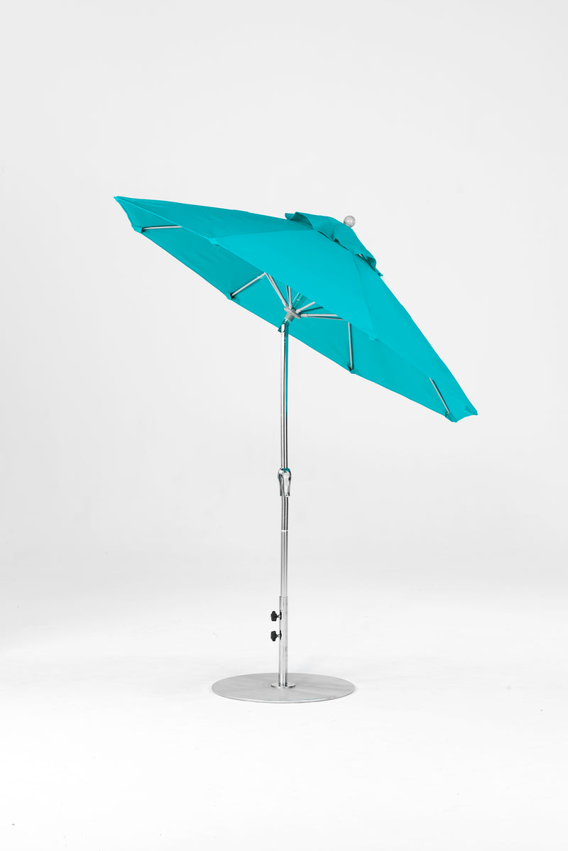 7.5 Ft Octagonal Frankford Patio Umbrella | Crank Auto-Tilt Mechanism copy-of-7-5-ft-octagonal-frankford-patio-umbrella-crank-auto-tilt-mechanism Frankford Umbrellas Frankford 4-SRPlatinum-Turquoise_3c46a221-609a-457b-918f-aa17e30d6439.jpg