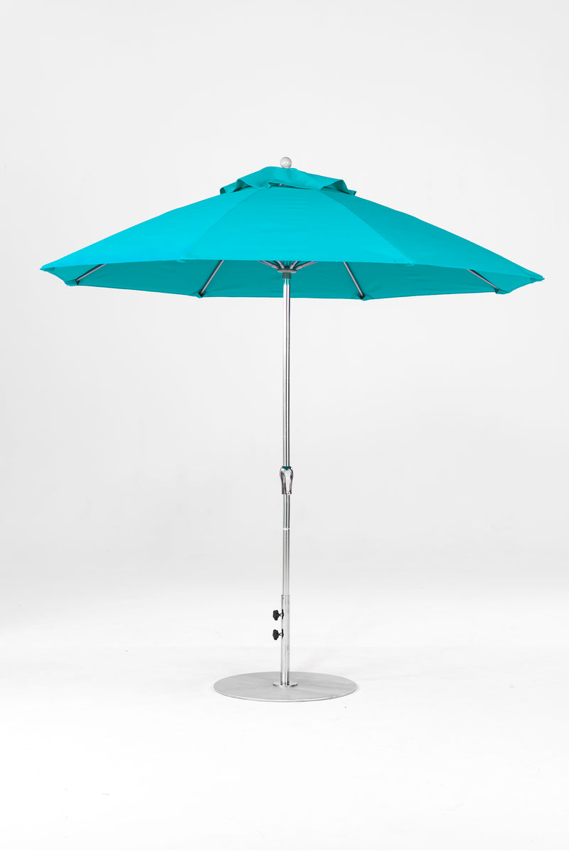 9 Ft Octagonal Frankford Patio Umbrella | Crank Lift Mechanism copy-of-9-ft-octagonal-frankford-patio-umbrella-crank-lift-matte-silver-frame-1 Frankford Umbrellas Frankford 4-SRPlatinum-Turquoise_aa2ab88a-5836-45e2-89da-0c75b4017492.jpg