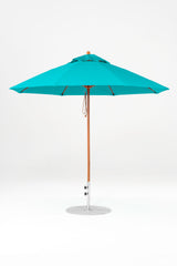 9 Ft Octagonal Frankford Patio Umbrella | Pulley Lift Mechanism 9-ft-octagonal-frankford-patio-umbrella-pulley-lift-mechanism Frankford Umbrellas Frankford 4-WGGoldenOak-Turquoise_235348fe-4264-4858-a83e-1815dc55f997.jpg