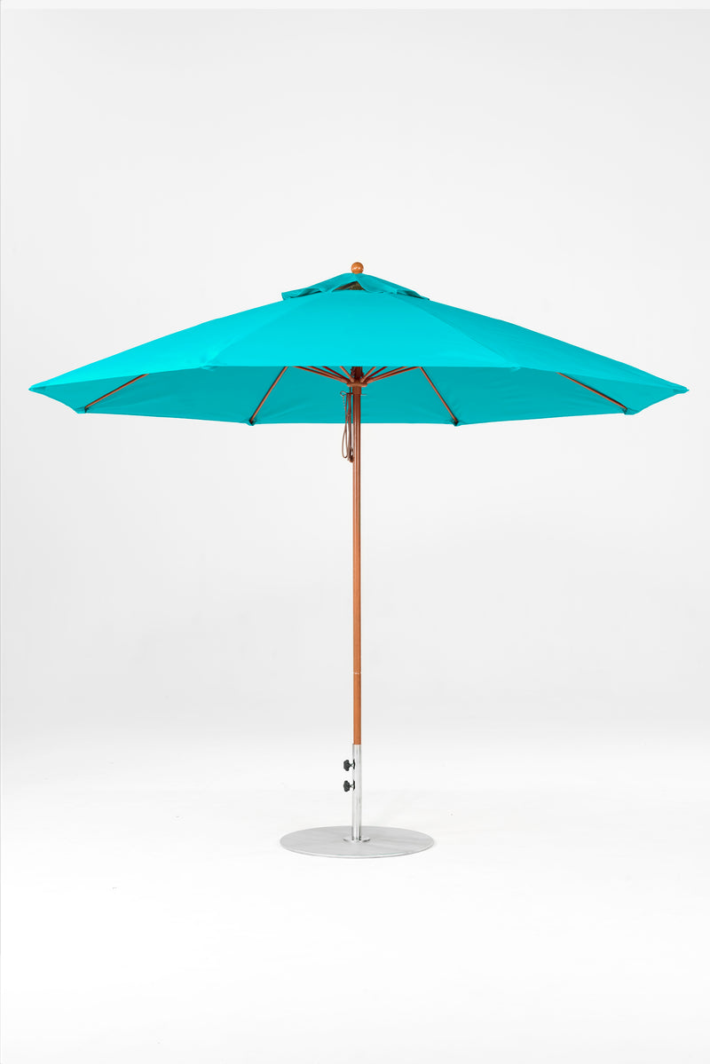 11 Ft Octagonal Frankford Patio Umbrella | Pulley Lift Mechanism copy-of-11-ft-octagonal-frankford-patio-umbrella-pulley-lift-matte-silver-frame Frankford Umbrellas Frankford 4-WGGoldenOak-Turquoise_3eebaf3b-c8c4-4bb6-80c4-6b194a41069f.jpg