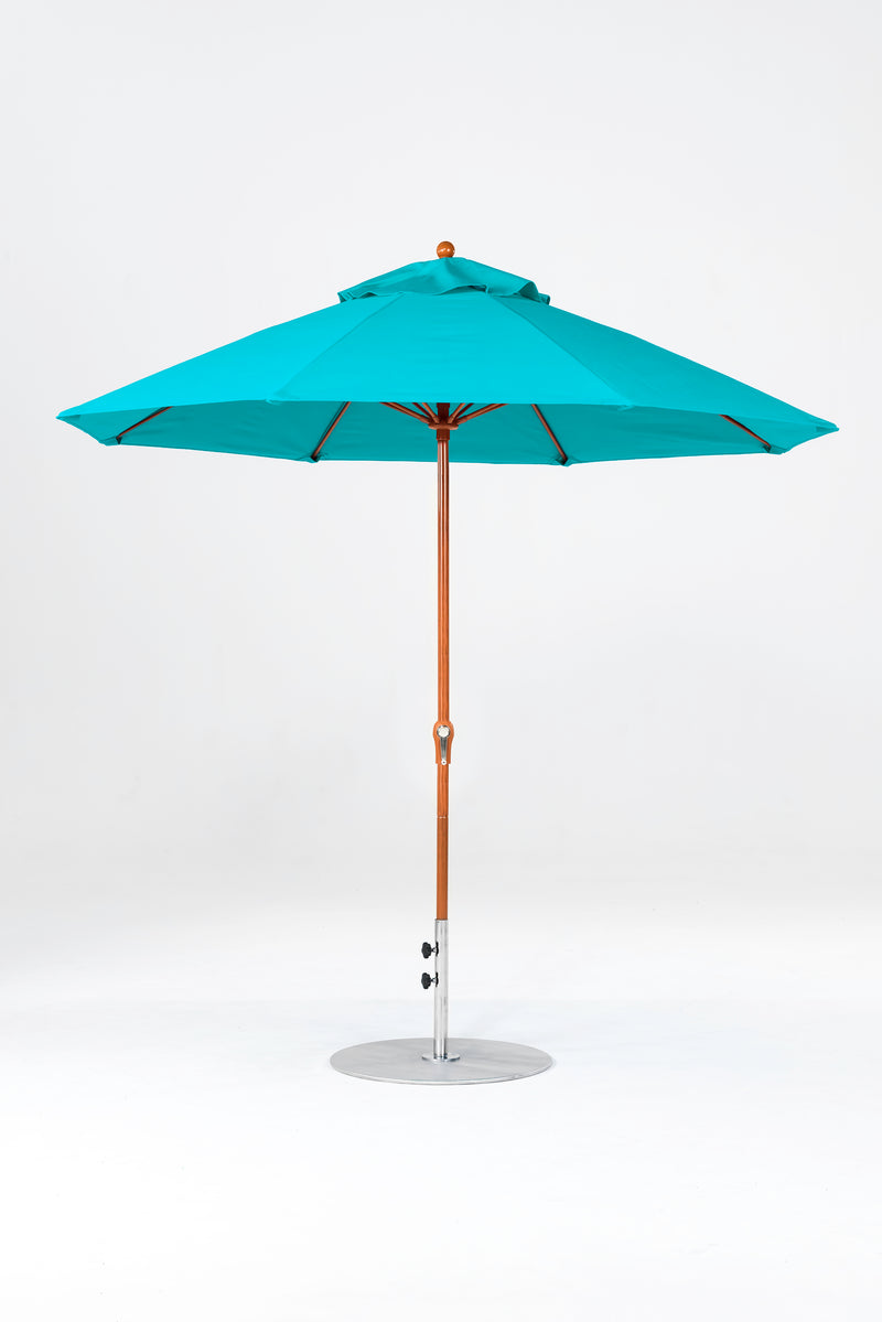 9 Ft Octagonal Frankford Patio Umbrella | Crank Lift Mechanism copy-of-9-ft-octagonal-frankford-patio-umbrella-crank-lift-matte-silver-frame-1 Frankford Umbrellas Frankford 4-WGGoldenOak-Turquoise_a7059c87-a8f7-4db3-bf44-6ea9e16c0fad.jpg