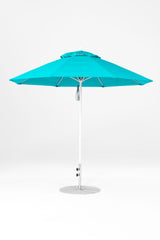 9 Ft Octagonal Frankford Patio Umbrella | Pulley Lift Mechanism 9-ft-octagonal-frankford-patio-umbrella-pulley-lift-mechanism Frankford Umbrellas Frankford 4-WHAlpineWhite-Turquoise_7ac74578-803e-45c0-aa69-509a994727b8.jpg