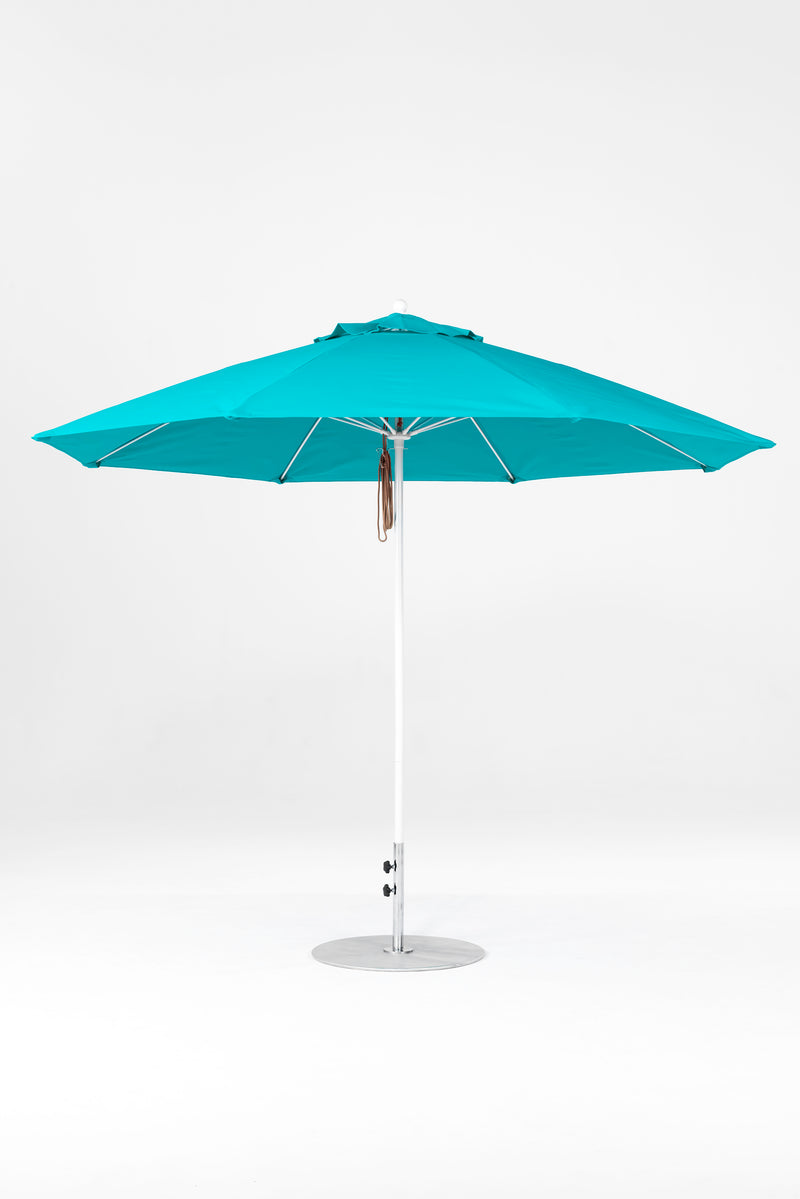 11 Ft Octagonal Frankford Patio Umbrella | Pulley Lift Mechanism copy-of-11-ft-octagonal-frankford-patio-umbrella-pulley-lift-matte-silver-frame Frankford Umbrellas Frankford 4-WHAlpineWhite-Turquoise_f02add36-855b-4ffe-8e96-3e8fefc99a68.jpg