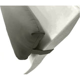 Sunbrella Headrest Pillow, Lumbar Pillow for Patio Furniture, Outdoor`Pillow for Loungers and Pool Chairs, Charcoal