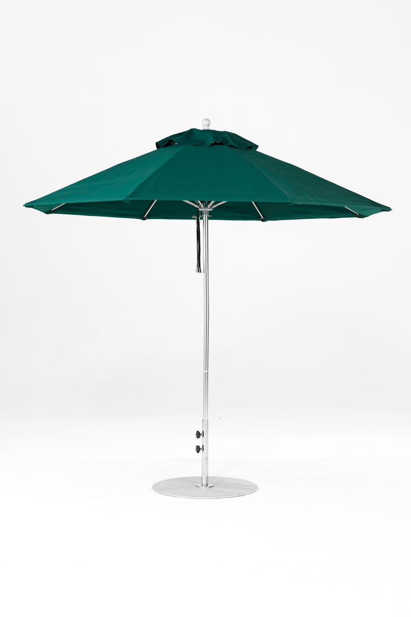 9 Ft Octagonal Frankford Patio Umbrella | Pulley Lift Mechanism 9-ft-octagonal-frankford-patio-umbrella-pulley-lift-mechanism Frankford Umbrellas Frankford 6-SRPlatinum-ForestGreen_451addaf-8d75-4b60-af4a-ee344feb2476.jpg