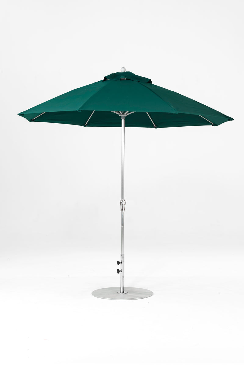 9 Ft Octagonal Frankford Patio Umbrella | Crank Lift Mechanism copy-of-9-ft-octagonal-frankford-patio-umbrella-crank-lift-matte-silver-frame-1 Frankford Umbrellas Frankford 6-SRPlatinum-ForestGreen_74a757bf-add4-4ccc-8abc-43cb5d60f5b9.jpg