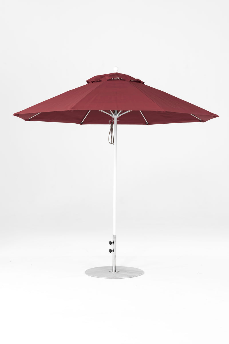 9 Ft Octagonal Frankford Patio Umbrella | Pulley Lift Mechanism 9-ft-octagonal-frankford-patio-umbrella-pulley-lift-mechanism Frankford Umbrellas Frankford 7-WHAlpineWhite-Burgundy_60b24bd4-2879-463c-8859-e5d15428c243.jpg