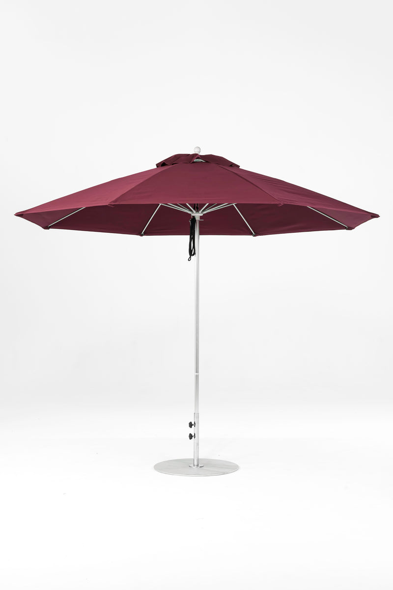 11 Ft Octagonal Frankford Patio Umbrella | Pulley Lift Mechanism copy-of-11-ft-octagonal-frankford-patio-umbrella-pulley-lift-matte-silver-frame Frankford Umbrellas Frankford 7.MSBrushedSilver-Burgundy_7e3e60b7-ab08-44db-9148-268dfeedca6a.jpg