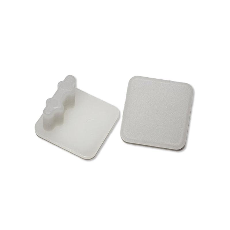 7/8" x 7/8" Square Sling Insert | White | Item 30-307 chair-end-caps-square-sling-insert-30-307 Caps, Glides & Inserts Sunniland Patio Parts 7_8_x7_8_SquareSlingInsert_White_Item30-307.png