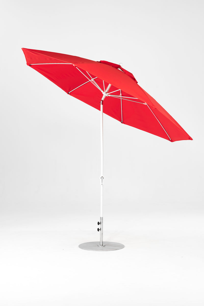 11 Ft Octagonal Frankford Patio Umbrella | Crank Auto-Tilt Mechanism copy-of-11-ft-octagonal-frankford-patio-umbrella-crank-auto-tilt-matte-silver-frame Frankford Umbrellas Frankford 8-WHAlpineWhite-LogoRed_4b6360f9-4fbc-419e-9cab-c831327c2b2c.jpg