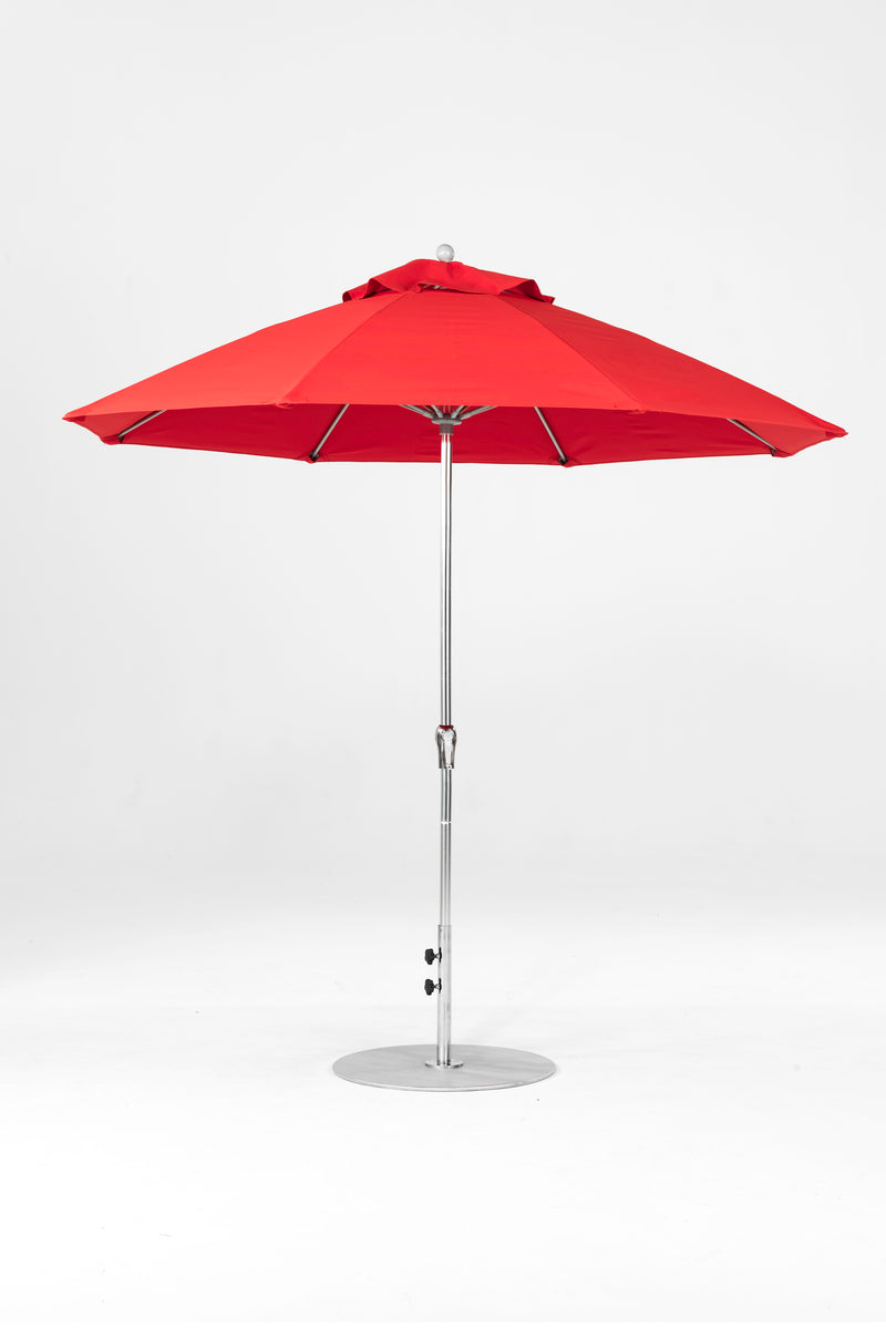 9 Ft Octagonal Frankford Patio Umbrella | Crank Lift Mechanism copy-of-9-ft-octagonal-frankford-patio-umbrella-crank-lift-matte-silver-frame-1 Frankford Umbrellas Frankford 8.MSBrushedSilver-LogoRed_330f45b6-e7bf-4130-bcbb-117c50f69aa1.jpg