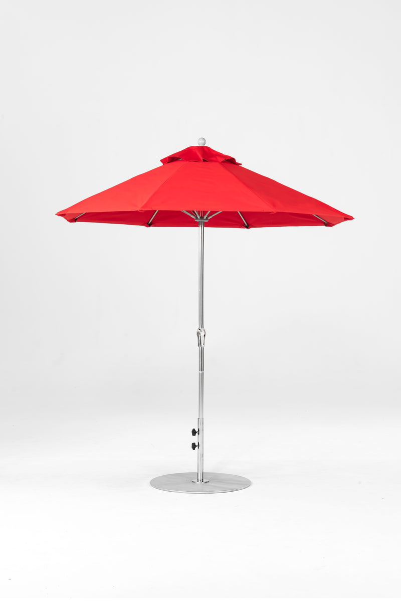 7.5 Ft Octagonal Frankford Patio Umbrella | Crank Lift Mechanism 7-5-ft-octagonal-frankford-patio-umbrella-crank-lift-mechanism Frankford Umbrellas Frankford 8.MSBrushedSilver-LogoRed_cfdf7385-e8ba-4bb8-aa66-e40fcd6deb03.jpg