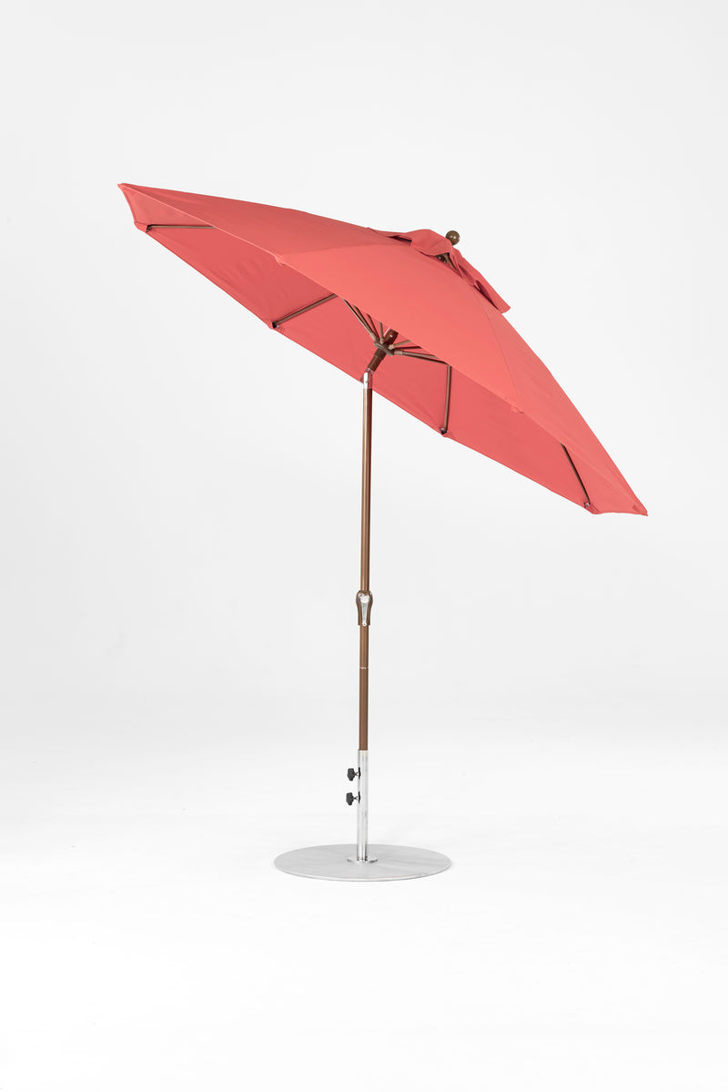 9 Ft Octagonal Frankford Patio Umbrella | Crank Auto-Tilt Mechanism copy-of-9-ft-octagonal-frankford-patio-umbrella-crank-auto-tilt-matte-silver-frame Frankford Umbrellas Frankford 9-BZDesertBronze-Coral_7c32776a-2577-4d20-b2f0-6b1393287a6d.jpg