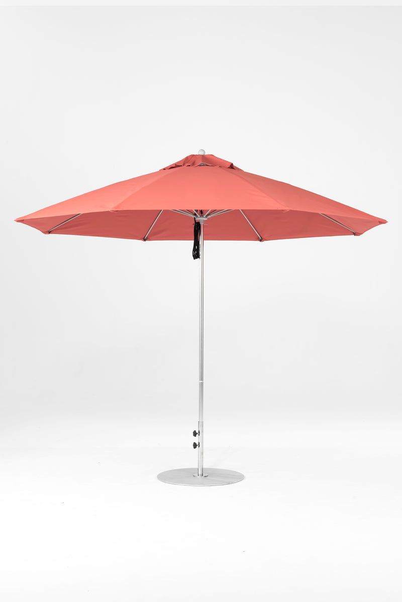 11 Ft Octagonal Frankford Patio Umbrella | Pulley Lift Mechanism copy-of-11-ft-octagonal-frankford-patio-umbrella-pulley-lift-matte-silver-frame Frankford Umbrellas Frankford 9.MSBrushedSilver-Coral_e16b5211-4bb6-4279-8122-7bba57d0d375.jpg