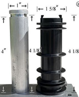 Swivel Chair Seat Post Bushing: Qty 2 | Item #: 30-922