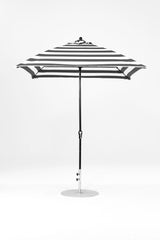 7.5 Ft Square Frankford Patio Umbrella | Crank Lift Mechanism 7-5-ft-square-frankford-patio-umbrella-crank-lift-mechanism Frankford Umbrellas Frankford BKOnyx-BlackStripe_84cd74b5-c840-4954-82bc-d78a922e9ee7.jpg