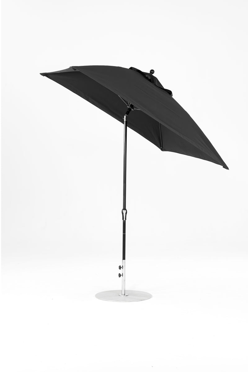 7.5 Ft Square Frankford Patio Umbrella | Crank Auto-Tilt Mechanism 7-5-ft-square-frankford-patio-umbrella-crank-auto-tilt-mechanism Frankford Umbrellas Frankford BKOnyx-Black_01ca8b97-3dd0-40ec-832b-24819bdaa2e5.jpg