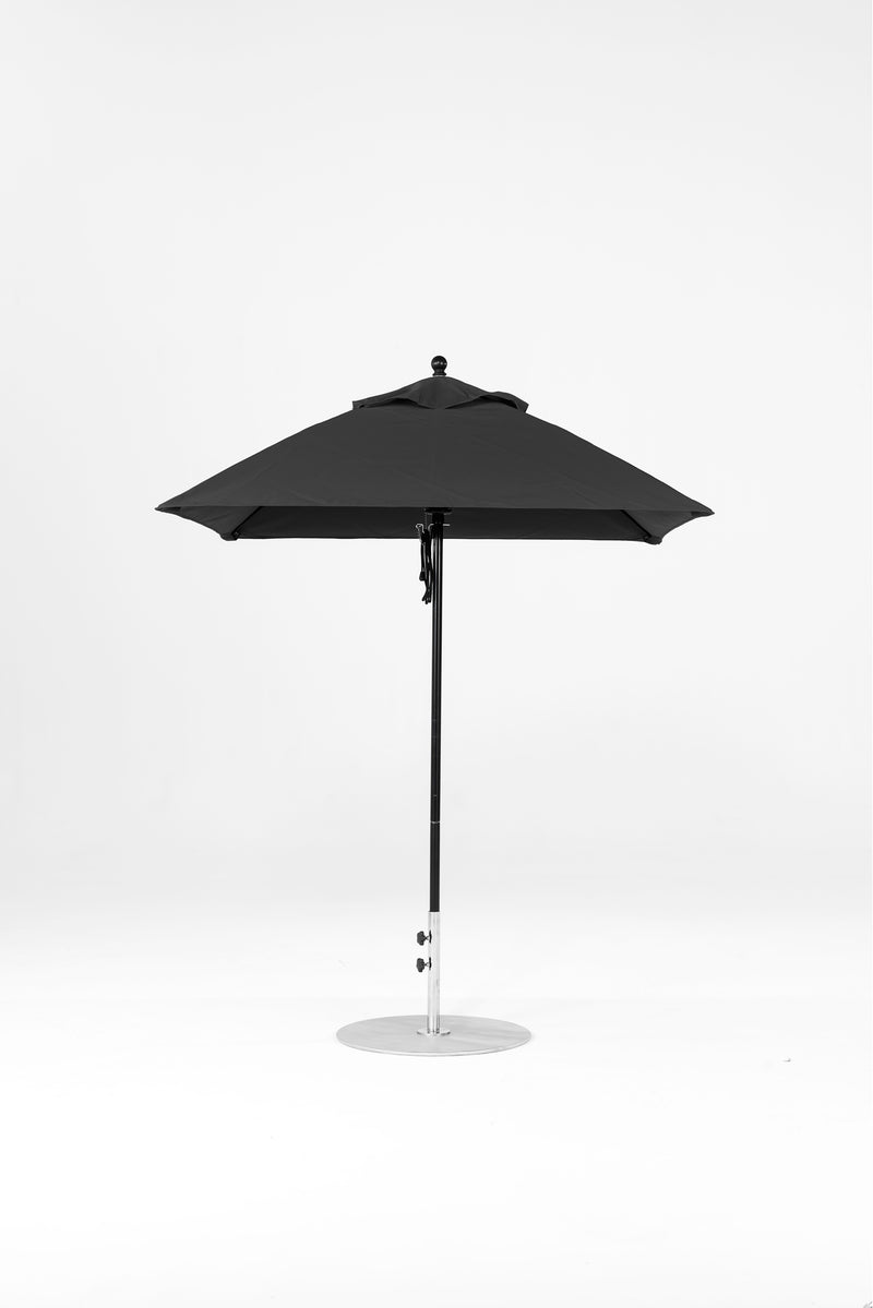 6.5 Ft Square Frankford Patio Umbrella | Pulley Lift Mechanism 6-5-ft-square-frankford-patio-umbrella-pulley-lift-matte-silver-frame-1 Frankford Umbrellas Frankford BKOnyx-Black_37ac3e84-af18-40b3-be6f-f85375e0a595.jpg