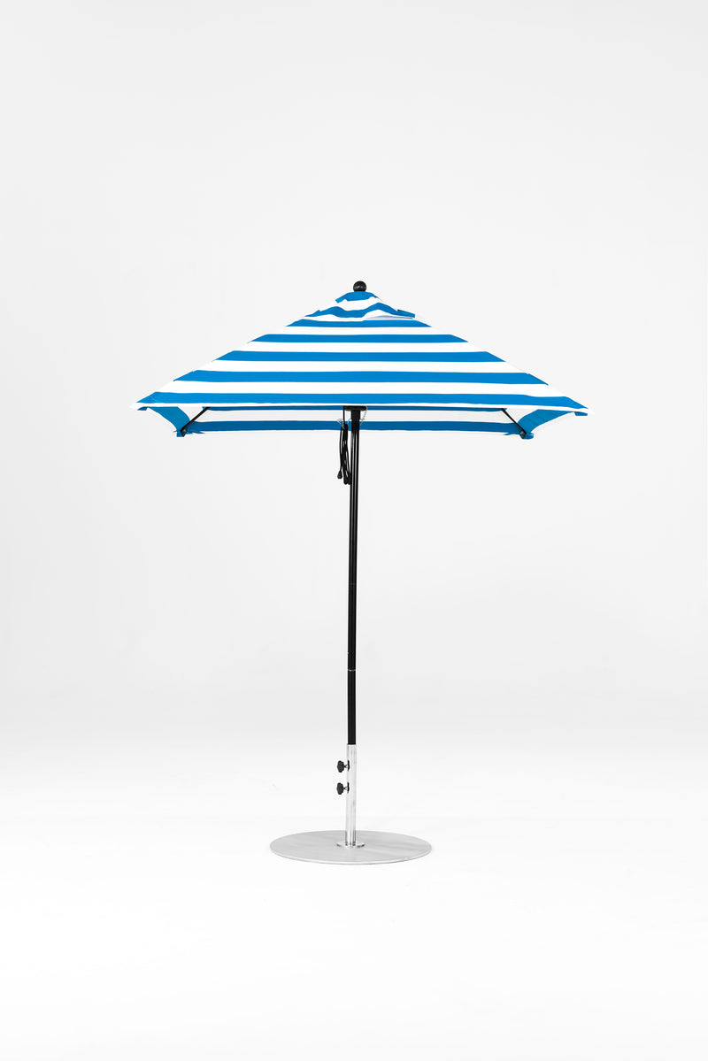 6.5 Ft Square Frankford Patio Umbrella | Pulley Lift Mechanism 6-5-ft-square-frankford-patio-umbrella-pulley-lift-matte-silver-frame-1 Frankford Umbrellas Frankford BKOnyx-BlueStripe_21f0b875-8796-4963-a08e-3b14c3ac824b.jpg