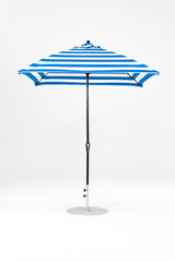 7.5 Ft Square Frankford Patio Umbrella | Crank Lift Mechanism 7-5-ft-square-frankford-patio-umbrella-crank-lift-mechanism Frankford Umbrellas Frankford BKOnyx-BlueStripe_936589ef-5070-4a32-8e7b-25be5075800a.jpg