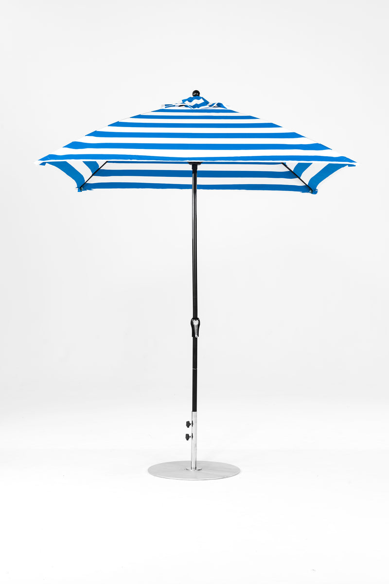 7.5 Ft Square Frankford Patio Umbrella | Crank Lift Mechanism 7-5-ft-square-frankford-patio-umbrella-crank-lift-mechanism Frankford Umbrellas Frankford BKOnyx-BlueStripe_936589ef-5070-4a32-8e7b-25be5075800a.jpg