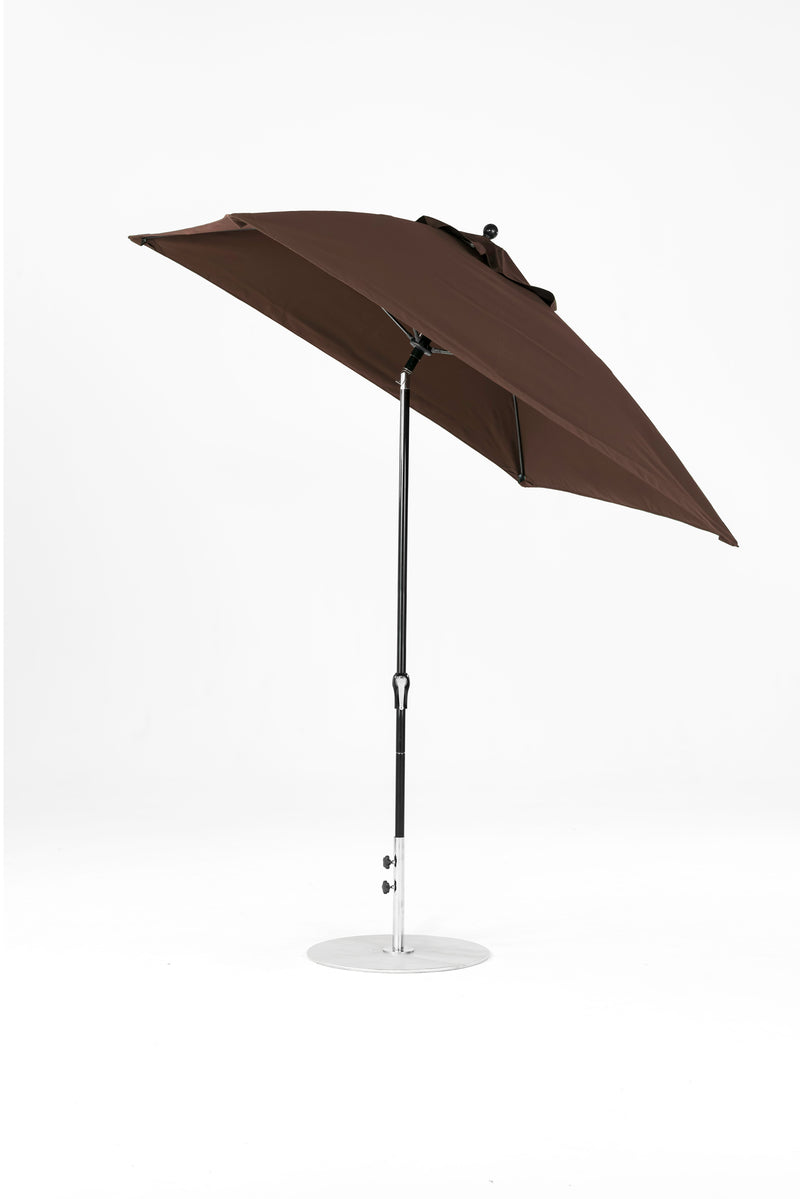 7.5 Ft Square Frankford Patio Umbrella | Crank Auto-Tilt Mechanism 7-5-ft-square-frankford-patio-umbrella-crank-auto-tilt-mechanism Frankford Umbrellas Frankford BKOnyx-Brown_07d5291e-73c0-45ee-9e0a-5c9a5f585bb7.jpg