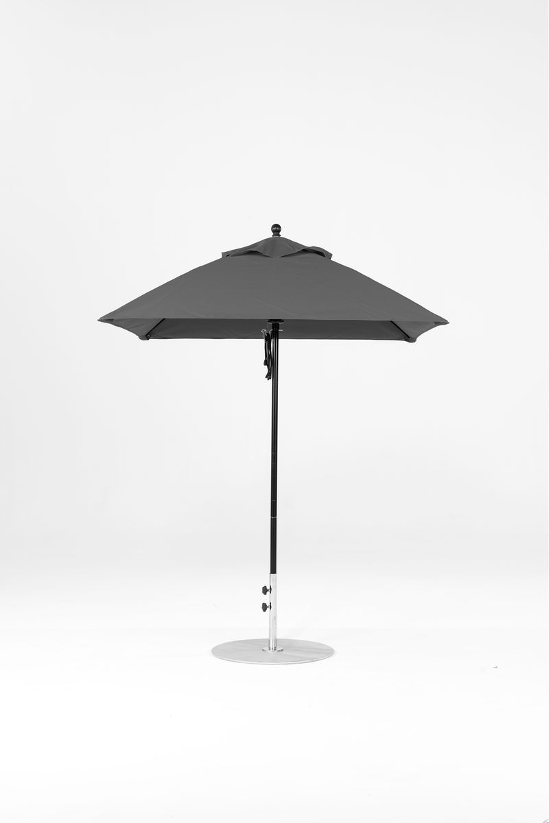6.5 Ft Square Frankford Patio Umbrella | Pulley Lift Mechanism 6-5-ft-square-frankford-patio-umbrella-pulley-lift-matte-silver-frame-1 Frankford Umbrellas Frankford BKOnyx-Charcoal_16031763-e89c-4a0d-a957-f0fa32f4d27e.jpg