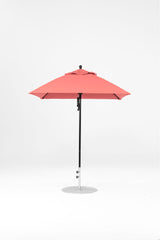 6.5 Ft Square Frankford Patio Umbrella | Pulley Lift Mechanism 6-5-ft-square-frankford-patio-umbrella-pulley-lift-matte-silver-frame-1 Frankford Umbrellas Frankford BKOnyx-Coral.jpg