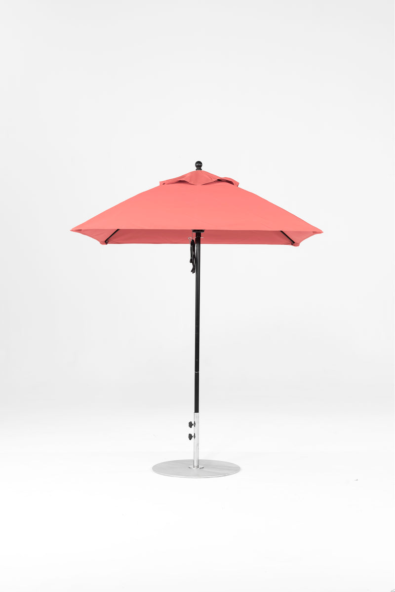 6.5 Ft Square Frankford Patio Umbrella | Pulley Lift Mechanism 6-5-ft-square-frankford-patio-umbrella-pulley-lift-matte-silver-frame-1 Frankford Umbrellas Frankford BKOnyx-Coral_b1bd796b-bb66-4776-accc-f17c5cac6bef.jpg