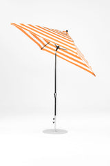 7.5 Ft Square Frankford Patio Umbrella | Crank Auto-Tilt Mechanism 7-5-ft-square-frankford-patio-umbrella-crank-auto-tilt-mechanism Frankford Umbrellas Frankford BKOnyx-OrangeStripe_5a2603af-7866-4936-a52a-e2c49062b668.jpg