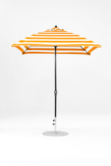 7.5 Ft Square Frankford Patio Umbrella | Crank Lift Mechanism 7-5-ft-square-frankford-patio-umbrella-crank-lift-mechanism Frankford Umbrellas Frankford BKOnyx-OrangeStripe_64a65504-b006-40da-8858-0a9371f1ae52.jpg