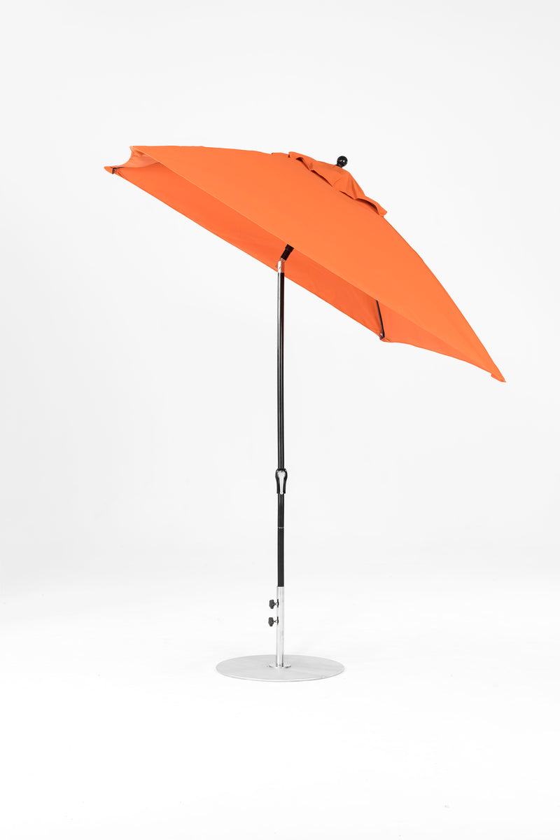 7.5 Ft Square Frankford Patio Umbrella | Crank Auto-Tilt Mechanism 7-5-ft-square-frankford-patio-umbrella-crank-auto-tilt-mechanism Frankford Umbrellas Frankford BKOnyx-Orange_2e2120c5-ba80-443b-965d-16c662f9a047.jpg