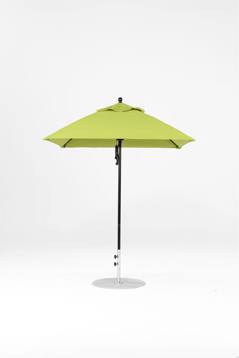 6.5 Ft Square Frankford Patio Umbrella | Pulley Lift Mechanism 6-5-ft-square-frankford-patio-umbrella-pulley-lift-matte-silver-frame-1 Frankford Umbrellas Frankford BKOnyx-Pistachio_b1d91243-6870-416f-b301-a506033dbe76.jpg