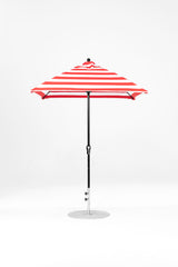 6.5 Ft Square Frankford Patio Umbrella | Crank Lift Mechanism 6-5-ft-square-frankford-patio-umbrella-crank-lift-mechanism Frankford Umbrellas Frankford BKOnyx-RedStripe_05d5d7d3-7f7a-4f7b-aeae-54082a357fb2.jpg