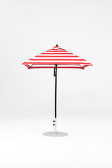 6.5 Ft Square Frankford Patio Umbrella | Pulley Lift Mechanism 6-5-ft-square-frankford-patio-umbrella-pulley-lift-matte-silver-frame-1 Frankford Umbrellas Frankford BKOnyx-RedStripe.jpg