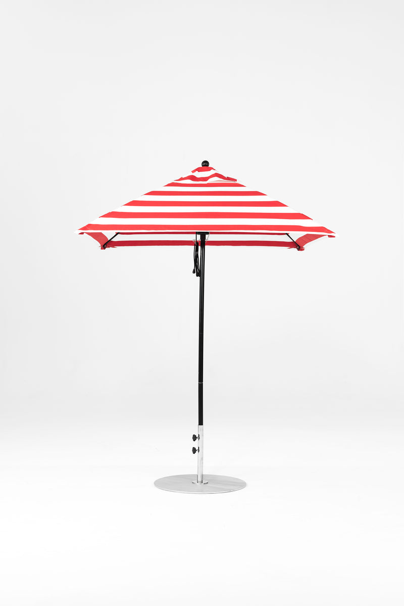 6.5 Ft Square Frankford Patio Umbrella | Pulley Lift Mechanism 6-5-ft-square-frankford-patio-umbrella-pulley-lift-matte-silver-frame-1 Frankford Umbrellas Frankford BKOnyx-RedStripe_a9aca043-2584-4661-bf4e-c6487f99e65b.jpg