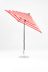 7.5 Ft Square Frankford Patio Umbrella | Crank Auto-Tilt Mechanism 7-5-ft-square-frankford-patio-umbrella-crank-auto-tilt-mechanism Frankford Umbrellas Frankford BKOnyx-RedStripe_b232f29a-4999-48d1-8290-33391b4643cc.jpg