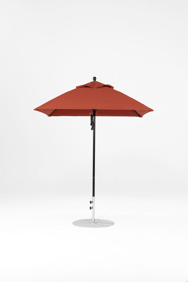6.5 Ft Square Frankford Patio Umbrella | Pulley Lift Mechanism 6-5-ft-square-frankford-patio-umbrella-pulley-lift-matte-silver-frame-1 Frankford Umbrellas Frankford BKOnyx-Terracotta.jpg