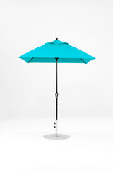 6.5 Ft Square Frankford Patio Umbrella | Crank Lift Mechanism 6-5-ft-square-frankford-patio-umbrella-crank-lift-mechanism Frankford Umbrellas Frankford BKOnyx-Turquoise_5c543bbc-6cc8-4430-b4ec-9d25a8747cc1.jpg