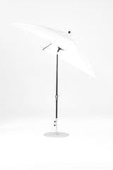 7.5 Ft Square Frankford Patio Umbrella | Crank Auto-Tilt Mechanism 7-5-ft-square-frankford-patio-umbrella-crank-auto-tilt-mechanism Frankford Umbrellas Frankford BKOnyx-White_aed445ea-b274-40b1-9b93-02d9252c07dd.jpg