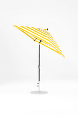 6.5 Ft Square Frankford Patio Umbrella | Crank Auto-Tilt Mechanism 6-5-ft-square-frankford-patio-umbrella-crank-auto-tilt-mechanism Frankford Umbrellas Frankford BKOnyx-YellowStripe_00970968-776d-406a-849b-ac8121136e43.jpg