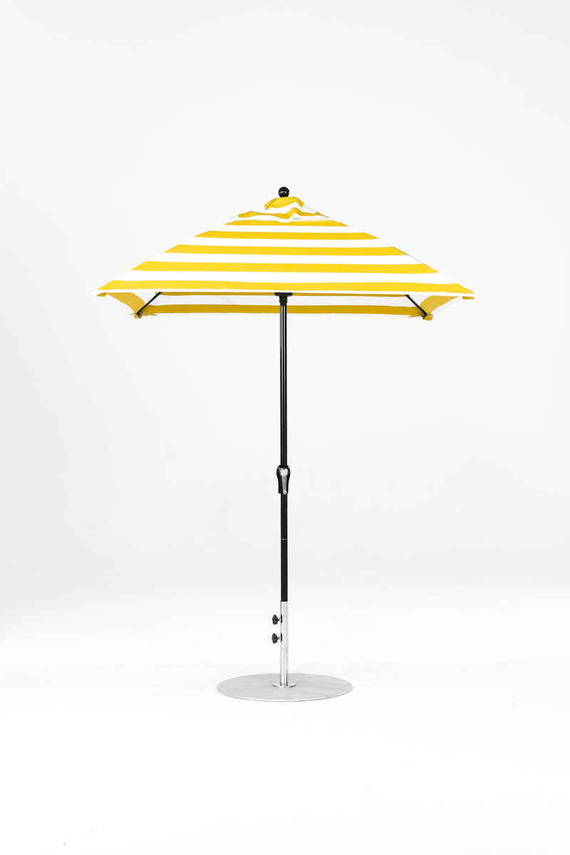 6.5 Ft Square Frankford Patio Umbrella | Crank Lift Mechanism 6-5-ft-square-frankford-patio-umbrella-crank-lift-mechanism Frankford Umbrellas Frankford BKOnyx-YellowStripe_36652d41-130a-4666-b8cc-dd80e4f50d31.jpg