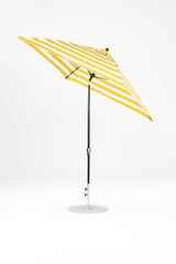 7.5 Ft Square Frankford Patio Umbrella | Crank Auto-Tilt Mechanism 7-5-ft-square-frankford-patio-umbrella-crank-auto-tilt-mechanism Frankford Umbrellas Frankford BKOnyx-YellowStripe_f4702fa4-3633-4313-a9a4-9707064e93c7.jpg