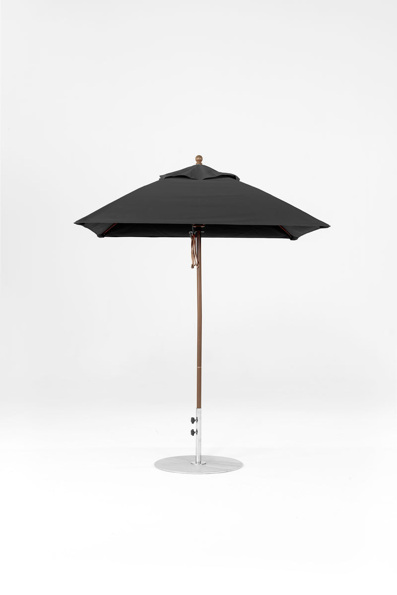 6.5 Ft Square Frankford Patio Umbrella | Pulley Lift Mechanism 6-5-ft-square-frankford-patio-umbrella-pulley-lift-matte-silver-frame-1 Frankford Umbrellas Frankford BZDesertBronze-Black.jpg