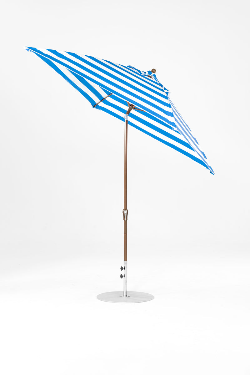 7.5 Ft Square Frankford Patio Umbrella | Crank Auto-Tilt Mechanism 7-5-ft-square-frankford-patio-umbrella-crank-auto-tilt-mechanism Frankford Umbrellas Frankford BZDesertBronze-BlueStripe_d8c187fd-0a66-4317-bf3e-b00feb5e6ddd.jpg