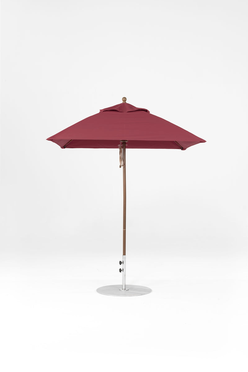 6.5 Ft Square Frankford Patio Umbrella | Pulley Lift Mechanism 6-5-ft-square-frankford-patio-umbrella-pulley-lift-matte-silver-frame-1 Frankford Umbrellas Frankford BZDesertBronze-Burgundy_b7609ad9-370b-428e-ae34-a01d976b9450.jpg