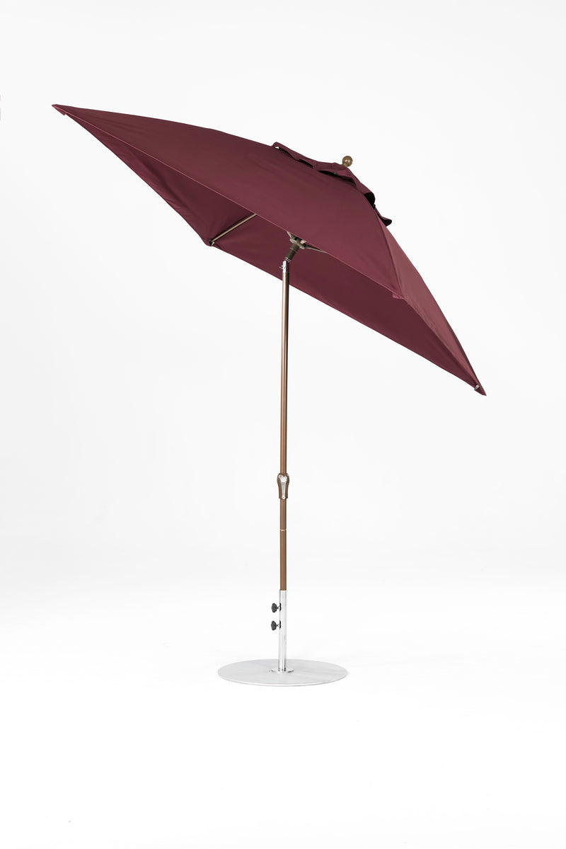 7.5 Ft Square Frankford Patio Umbrella | Crank Auto-Tilt Mechanism 7-5-ft-square-frankford-patio-umbrella-crank-auto-tilt-mechanism Frankford Umbrellas Frankford BZDesertBronze-Burgundy_fc82cd75-42cf-4ed1-8361-df0713c4f672.jpg