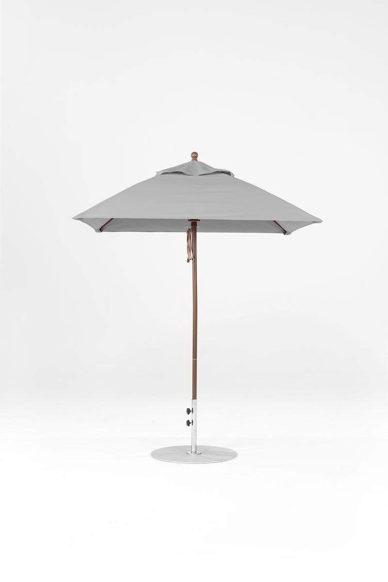 6.5 Ft Square Frankford Patio Umbrella | Pulley Lift Mechanism 6-5-ft-square-frankford-patio-umbrella-pulley-lift-matte-silver-frame-1 Frankford Umbrellas Frankford BZDesertBronze-CadetGray.jpg