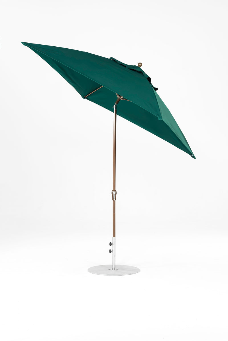 7.5 Ft Square Frankford Patio Umbrella | Crank Auto-Tilt Mechanism 7-5-ft-square-frankford-patio-umbrella-crank-auto-tilt-mechanism Frankford Umbrellas Frankford BZDesertBronze-ForestGreen_f4af1377-b62a-48a2-a4ee-29b18076f3c4.jpg