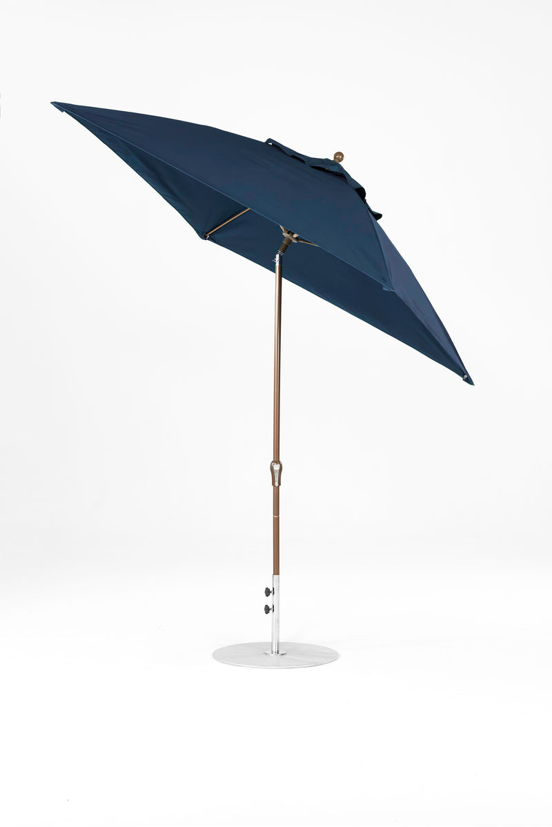 7.5 Ft Square Frankford Patio Umbrella | Crank Auto-Tilt Mechanism 7-5-ft-square-frankford-patio-umbrella-crank-auto-tilt-mechanism Frankford Umbrellas Frankford BZDesertBronze-NavyBlue_bd2bda96-8ae6-4b77-9421-3c162ceabd04.jpg